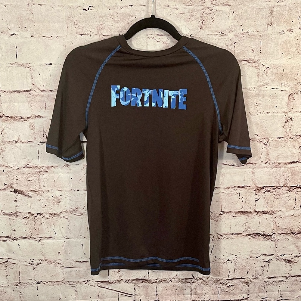 Boys Fortnite Rash Guard / Tee  Size 2X